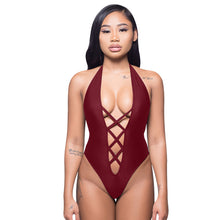Load image into Gallery viewer, 2019 Red Sexy One Piece Swimsuit - BeautySwimsuit